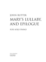 Mary's Lullaby (with Epilogue) piano sheet music cover